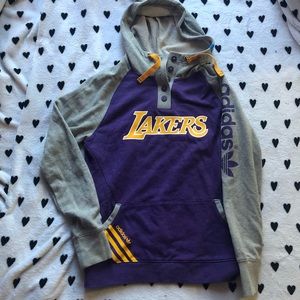 Adidas LA Lakers hooded sweatshirt